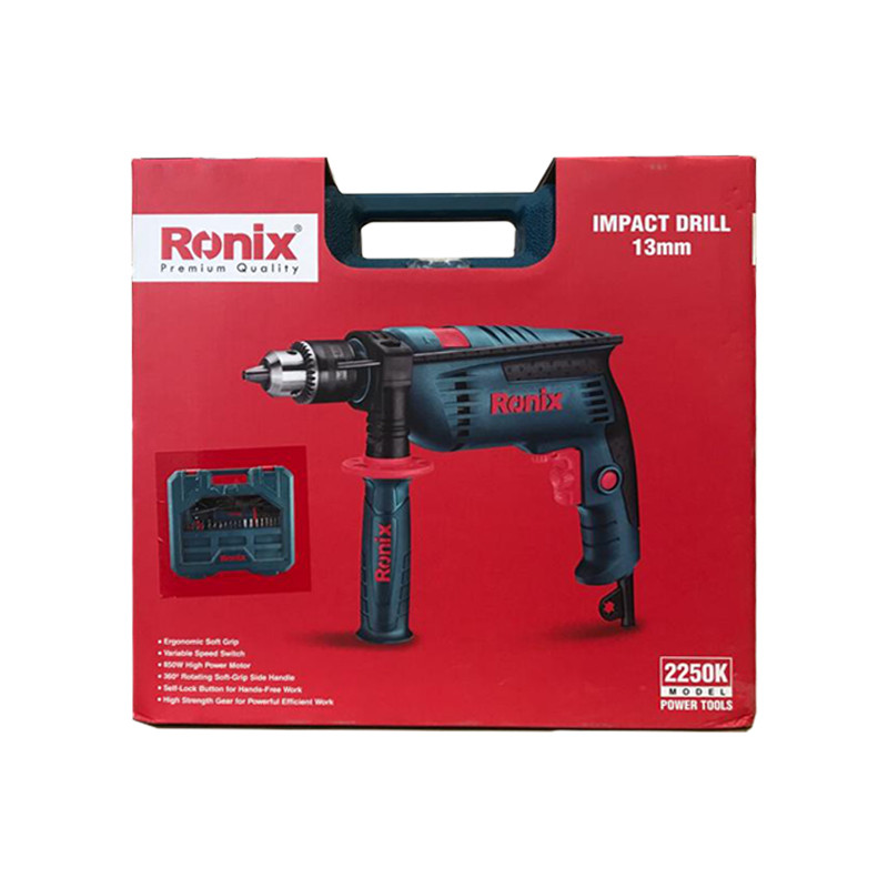 مجموعه 21 عددی دریل چکشی رونیکس مدل RH-K2250 مجموعه 21 عددی دریل چکشی رونیکس مدل RH-K2250