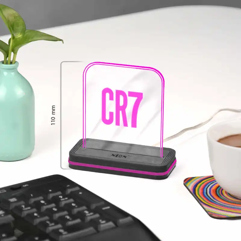 چراغ رومیزی نئون مدل CR7