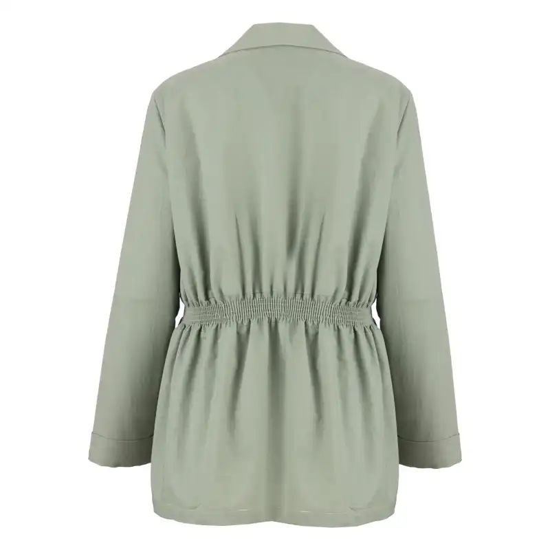 مانتو زنانه سرژه مدل 216618 رنگ سبز