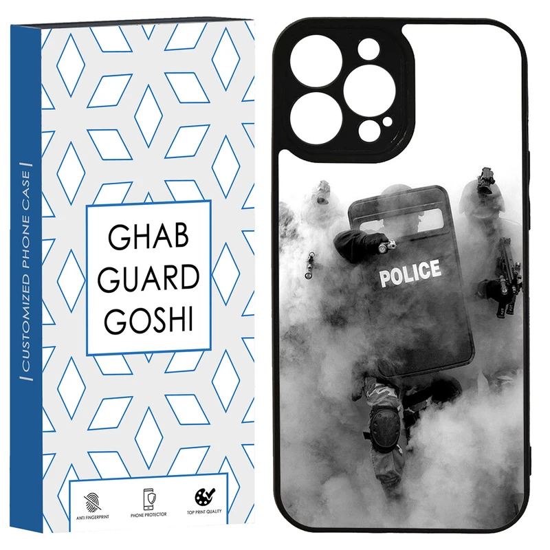 کاور قاب گارد گوشی طرح police کد TPU-136 مناسب برای گوشی موبایل اپل Iphone 13promax