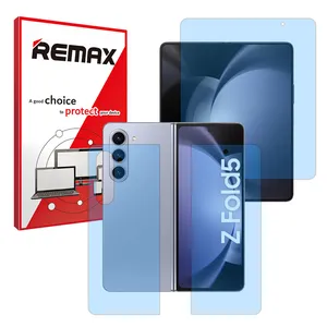 Remax Eye Care model bluecut screen protector suitable for Samsung Galaxy Z Fold 5 mobile phone along with back protector