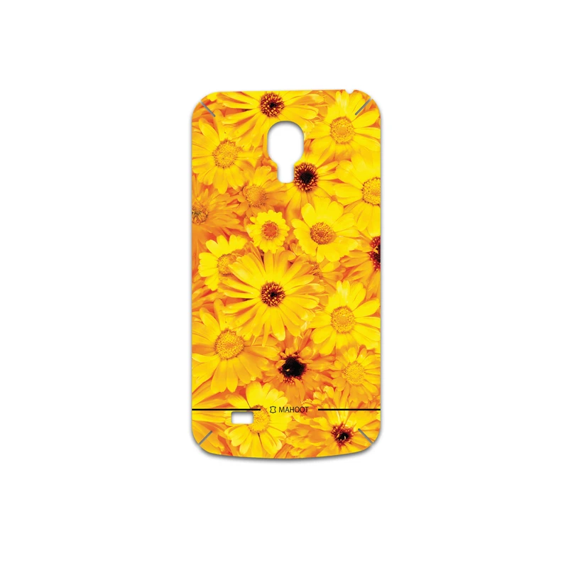 برچسب پوششی ماهوت مدل Yellow-Flower مناسب برای گوشی موبایل سامسونگ Galaxy S4 mini