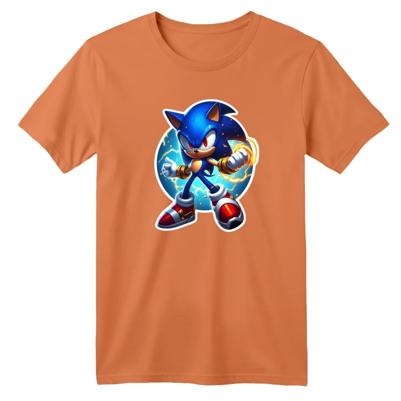 تی شرت آستین کوتاه بچگانه مدل سونیک کد 11