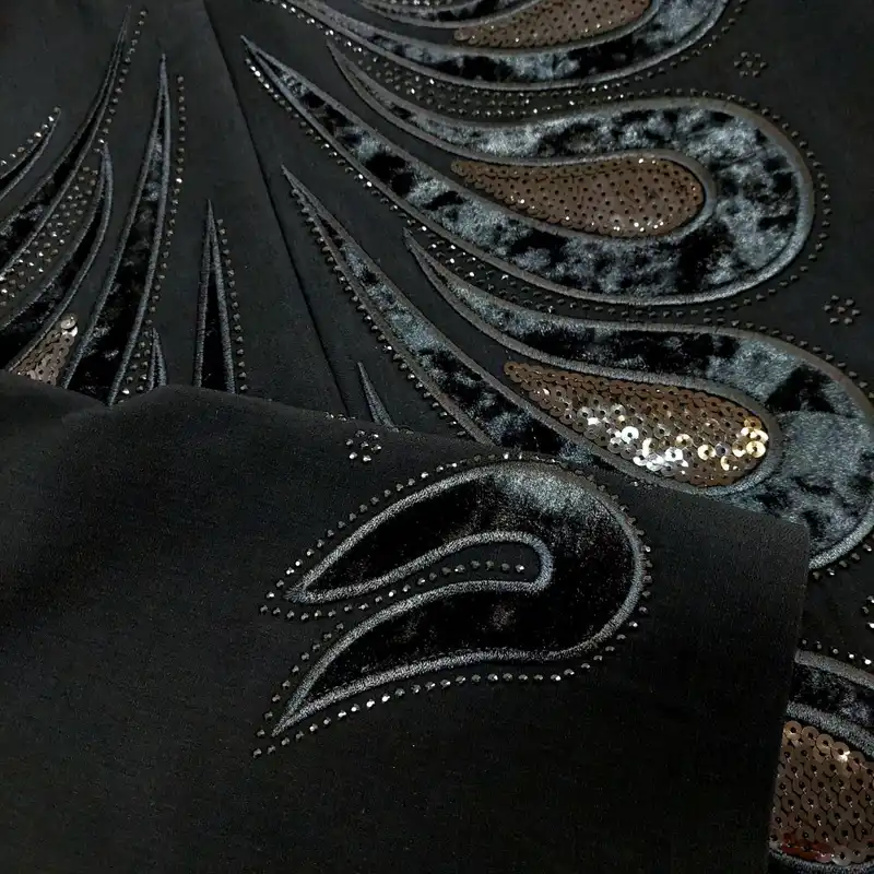 مانتو پریا مدل مخمل دوزی کد 101288