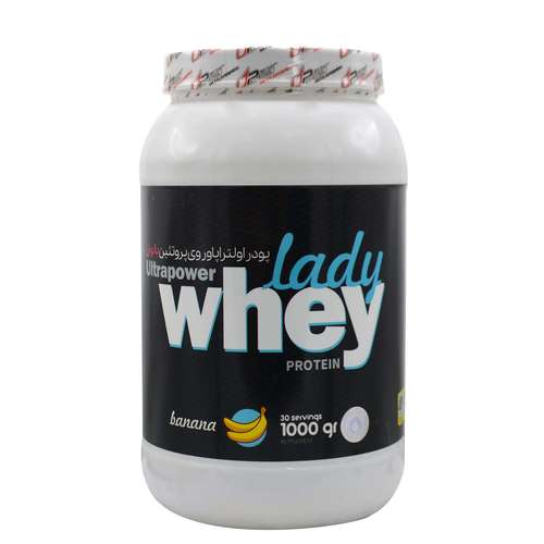 پودر اولترا پاور وی پروتئین با طعم موز پگاه - 1000 گرم