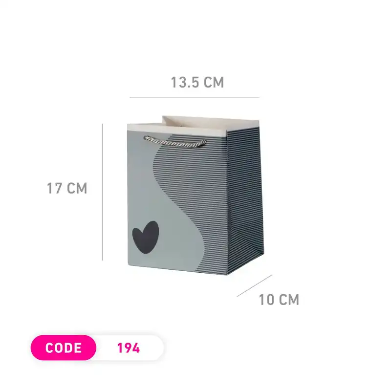 ساک هدیه مدل قلبی کد 194