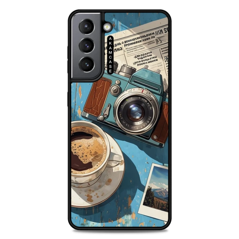 کاور آکام مدل AMC-WSGS21-COFFEE-1 مناسب برای گوشی موبایل سامسونگ Galaxy S21