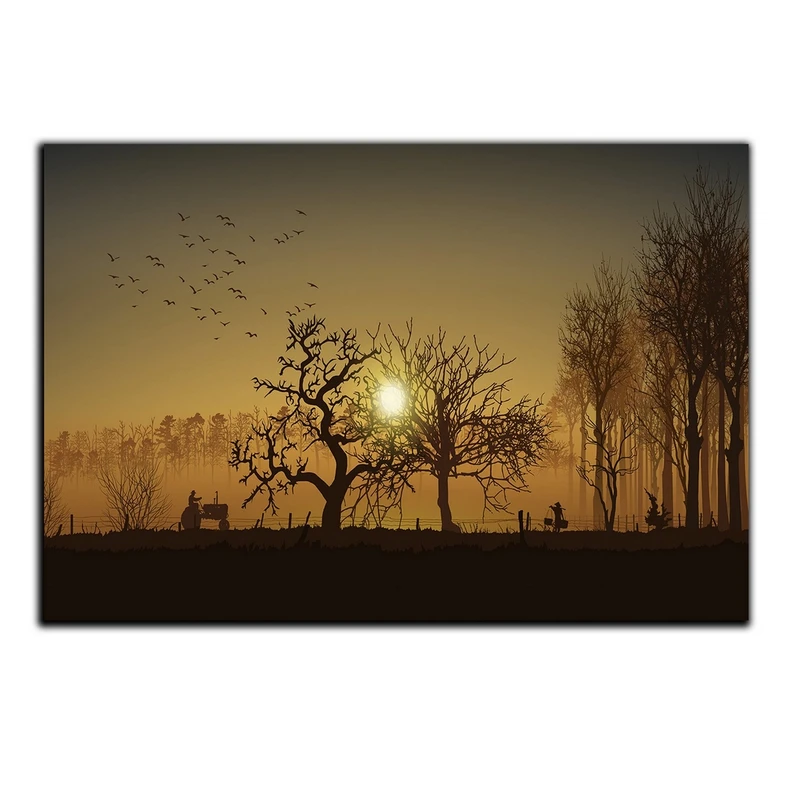 تابلو شاسی بکلیت طرح افتاب زمستانی مدل SH-S5443