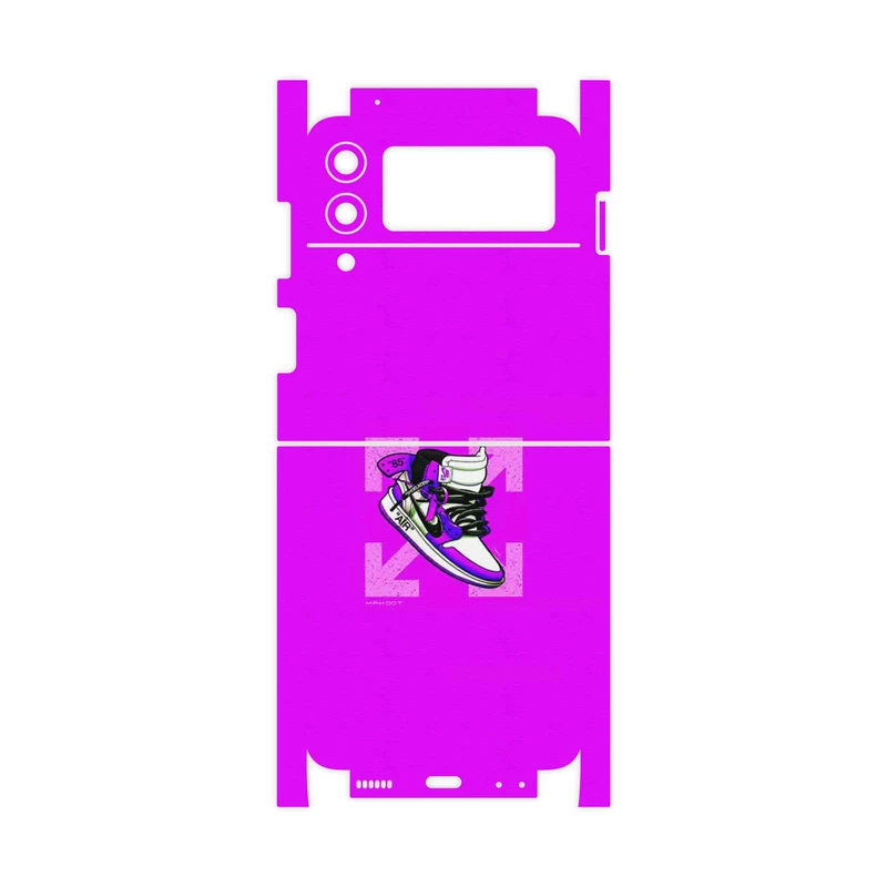 برچسب پوششی ماهوت مدل Nike Air Sneaker Digital Art-FullSkin مناسب برای گوشی موبایل سامسونگ Galaxy Z Flip3 5G