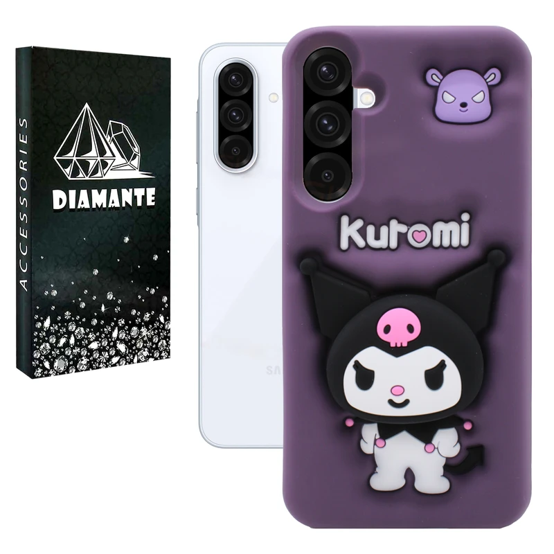 کاور دیامانته مدل Kuromi Bk مناسب برای گوشی موبایل سامسونگ Galaxy A17