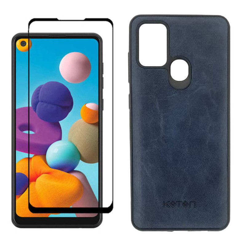کاور کوتون مدل N9 K مناسب برای گوشی موبایل سامسونگ Galaxy A21s به همراه محافظ صفحه نمایش