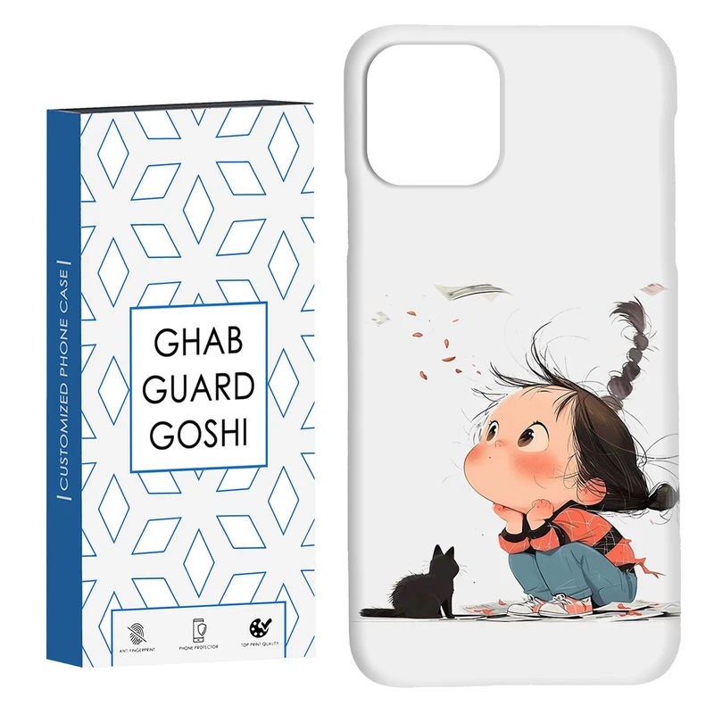 کاور قاب گارد گوشی طرح دختر ملوس کد Dimo-965 مناسب برای گوشی موبایل اپل  IPHONE 11 PRO MAX