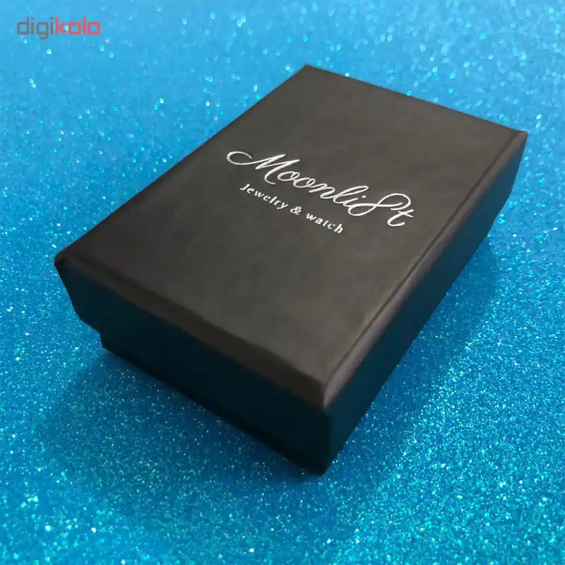 گوشواره زنانه مون لایت مدل تک نگین کد E1218