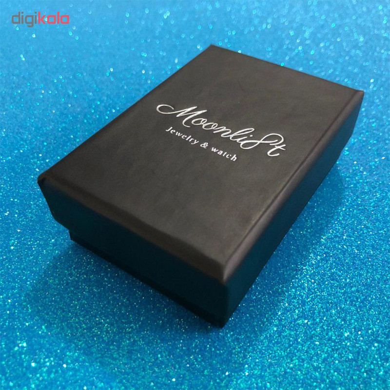 گوشواره نقره زنانه مون لایت طرح تاج کد E1195