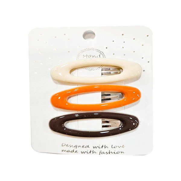 گیره مو دخترانه مدل تق تقی فانتزی بسته 3 عددی