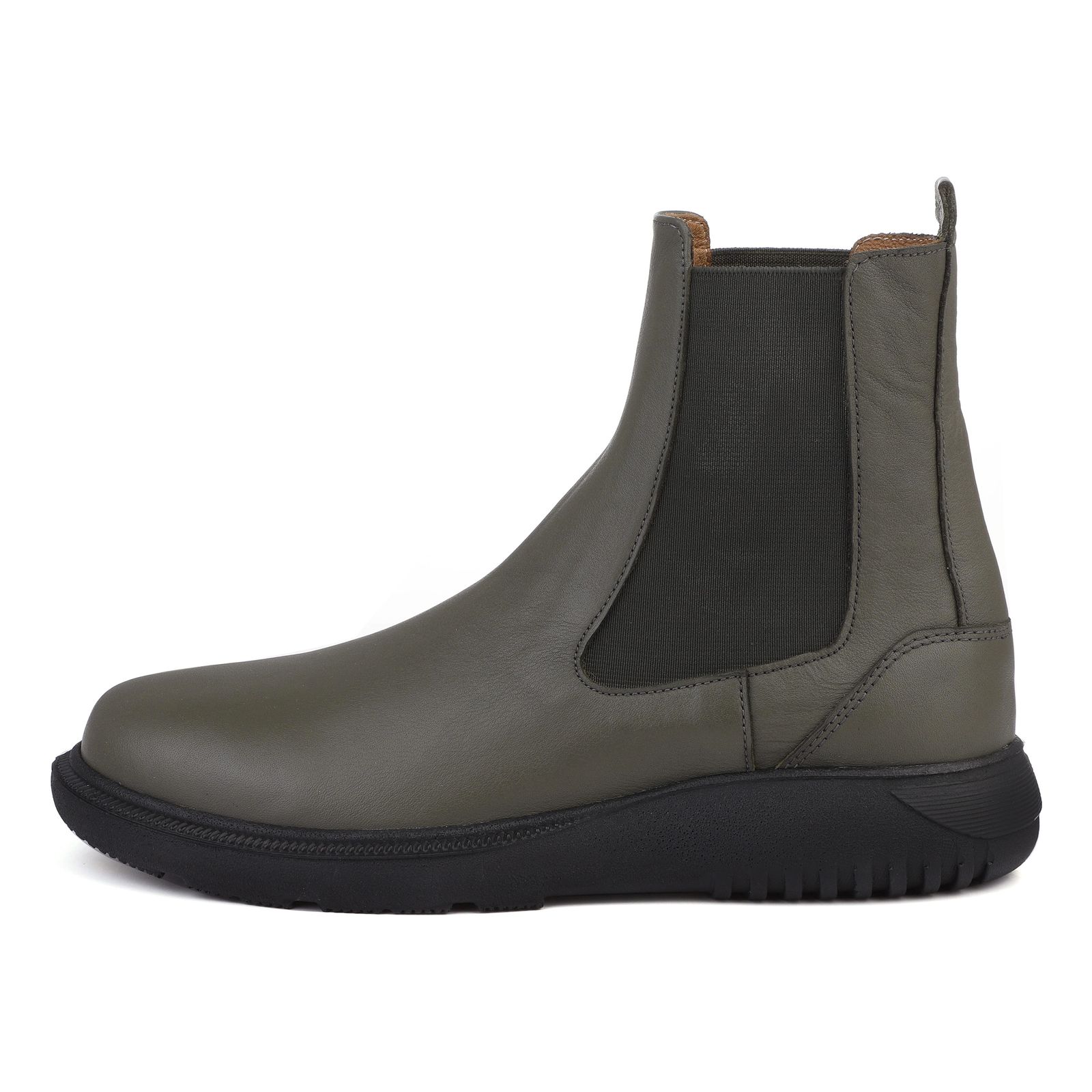 نیم بوت زنانه چرم مشهد مدل J2638-038 - - 1