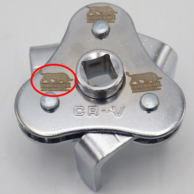 آچار فیلتر باز کن سه شاخ بلک بول کد YP-63-102mm سایز 1.2 اینچ