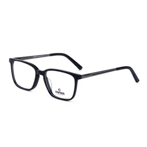 فریم عینک طبی مستطیلی مردانه مدل AM6296 مناسب برای صورت بیضی، قلب، گرد، لوزی