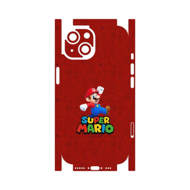 برچسب پوششی ماهوت مدل Super_Mario_Game-FullSkin مناسب برای گوشی موبایل اپل iPhone 15