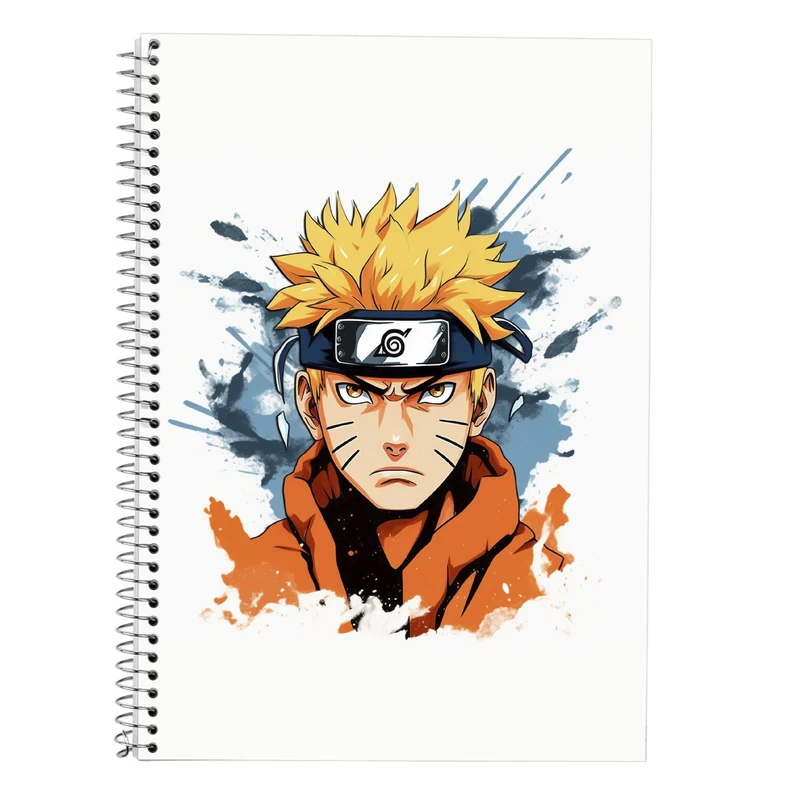 دفتر زبان 50 برگ مدوپد مدل دوخط طرح نارتو narto کد DF10602