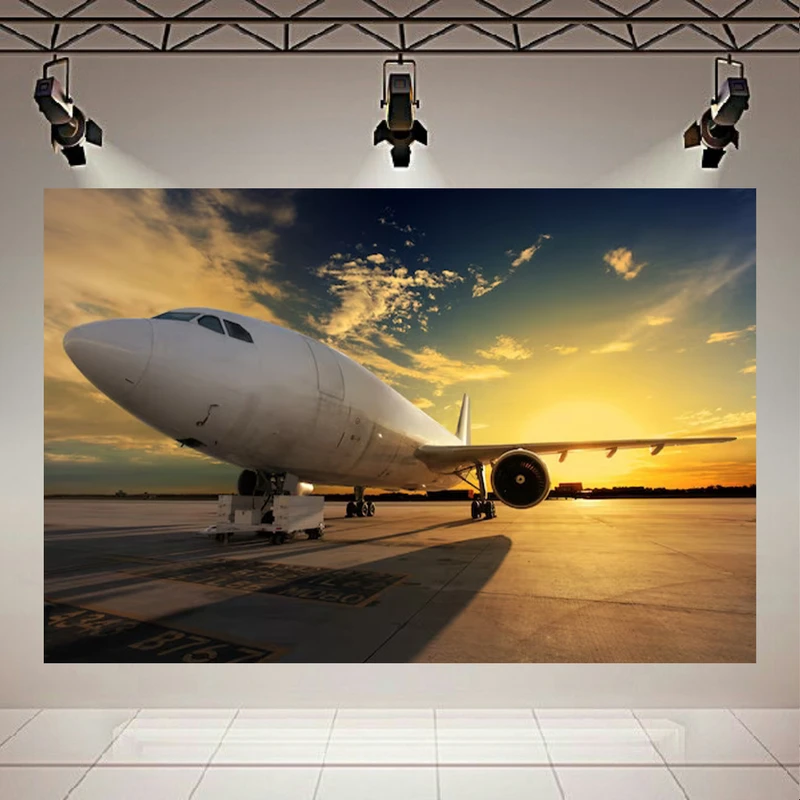  تابلو بوم طرح هواپیما مدل مسافربری کد AR303524