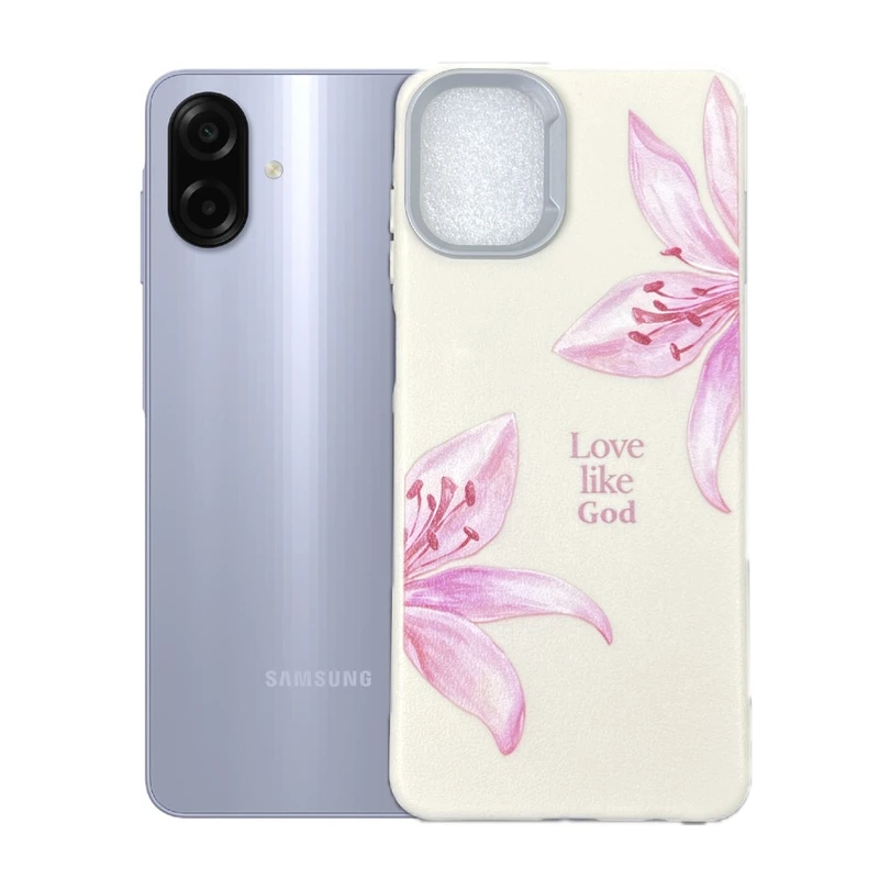 کاور طرح گل سوسن مناسب برای گوشی موبایل سامسونگ Galaxy A07