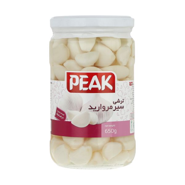 ترشی سیر مروارید پیک - 650 گرم