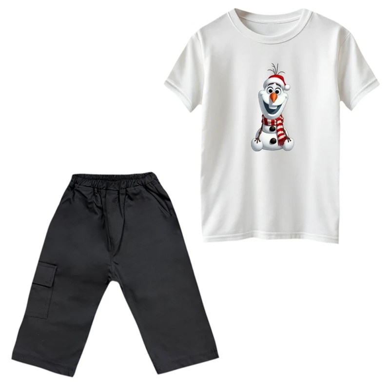 ست تی‌شرت و شلوارک پسرانه کد 5