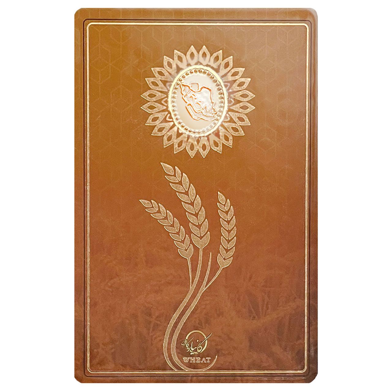طلا گرمی 18 عیار کانیار گالری طرح گندم کد 110