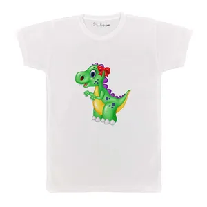 تی شرت بچگانه پرمانه طرح دایناسورهای بامزه کد pmt.5134