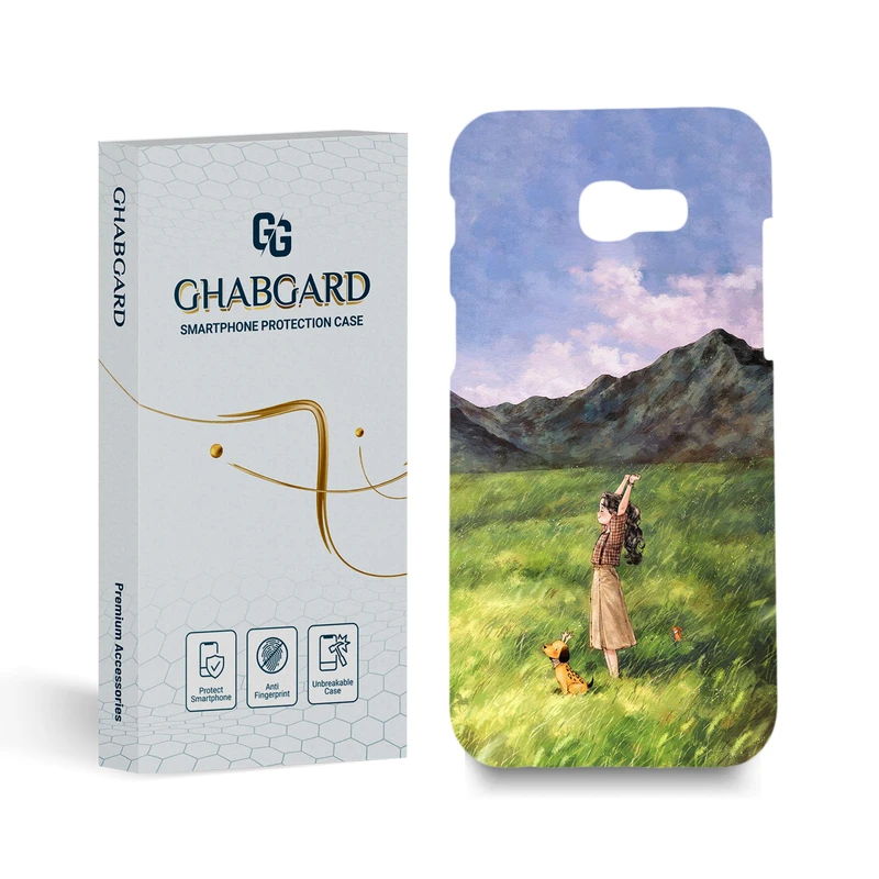  کاور گارد قاب مدل دخترانه مناسب برای گوشی موبایل سامسونگ galaxy  a520 /a5 2017