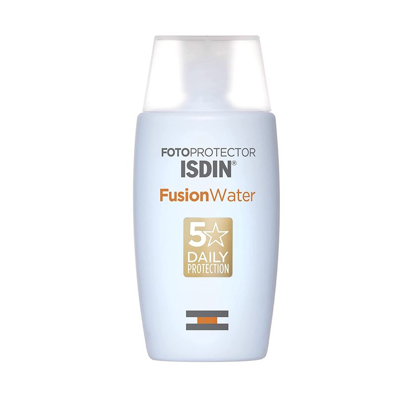 کرم ضد آفتاب بی رنگ ایزدین SPF50 مدل Fusion Water 5 Daily مناسب انواع پوست حجم 50 میلی لیتر -  - 3