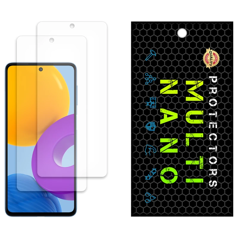 محافظ صفحه نمایش مات مولتی نانو مدل X-S2M مناسب برای گوشی موبایل سامسونگ Galaxy M52 5G بسته دو عددی