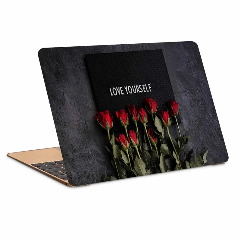 استیکر لپ تاپ طرح motivation inscription plate کد N-402 مناسب برای لپ تاپ 15.6 اینچ