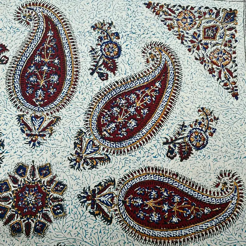 سفره قلمکار عطریان طرح بته جقه افشاری کد G479