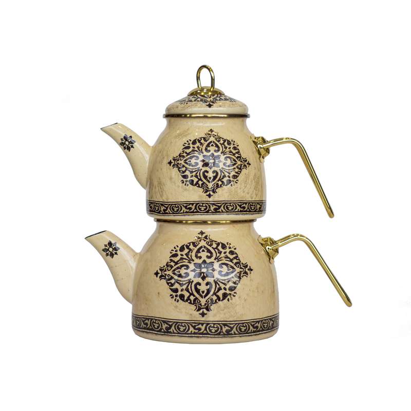 ست کتری و قوری مدل داماسک