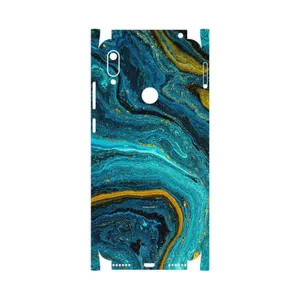MAHOOT Turquoise marblewith golden streaks-FullSkin Cover Sticker for Huawei Y6 Prime 2019
