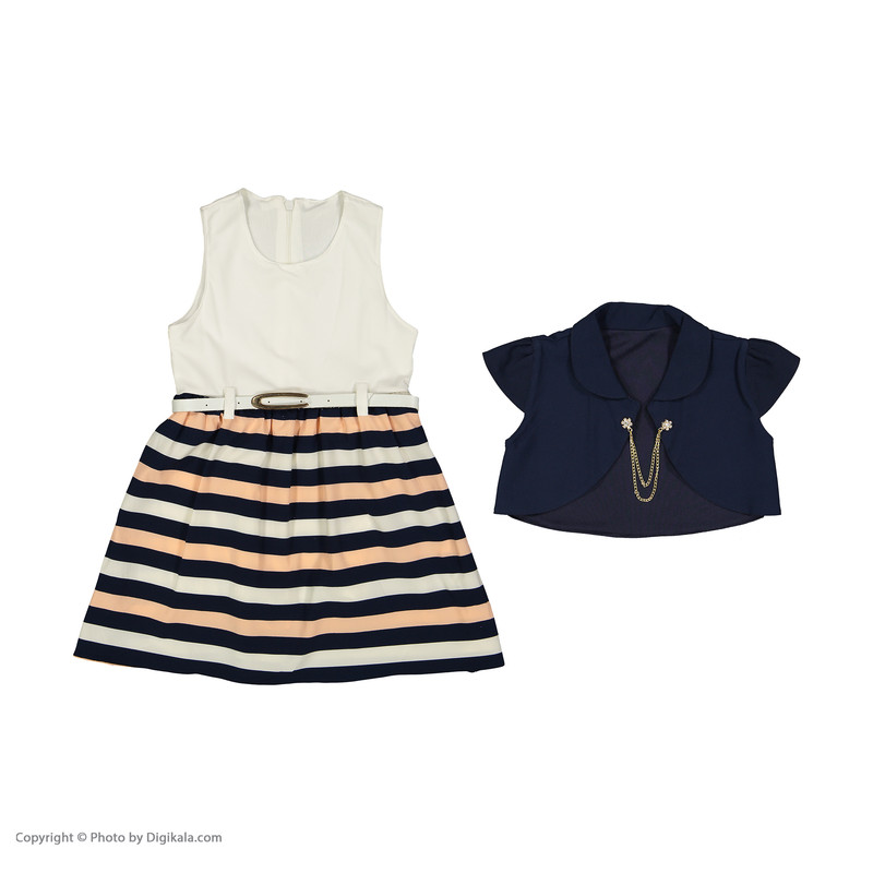 ست کت و پیراهن دخترانه مدل 105