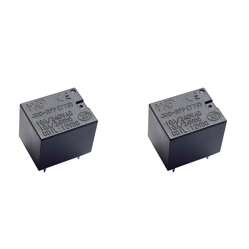 رله 12 ولت 10 آمپر اچ کا پی مدل JQC-3FP بسته 2 عددی