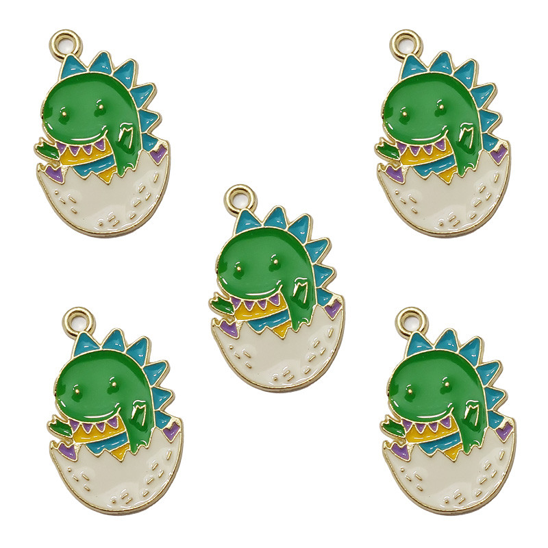 آویز گردنبند دخترانه مدل دایناسور خندان کد 1-69