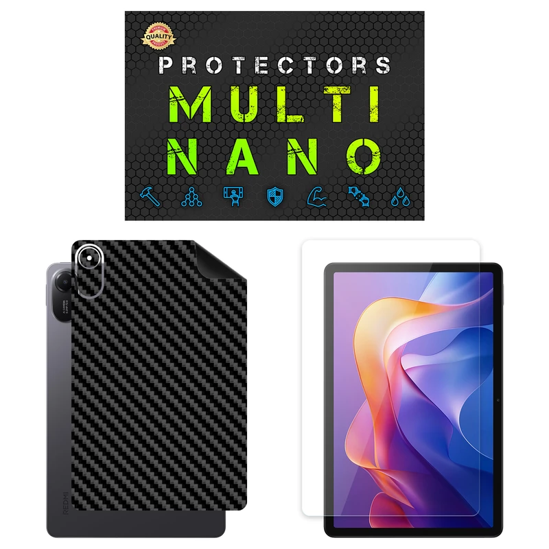 محافظ صفحه نمایش شفاف مولتی نانو مدل X-SFC مناسب برای تبلت شیائومی Redmi Pad 2 11 inch 2025 به همراه برچسب پوششی پشت
