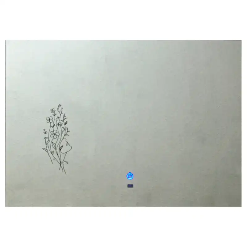 آینه سرویس بهداشتی مدل بک لایت طرح نسترن