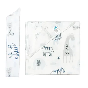 قنداق نوزادی اسلیپ ایکو مدل Swaddle کد SWZB001 به همراه هدبند