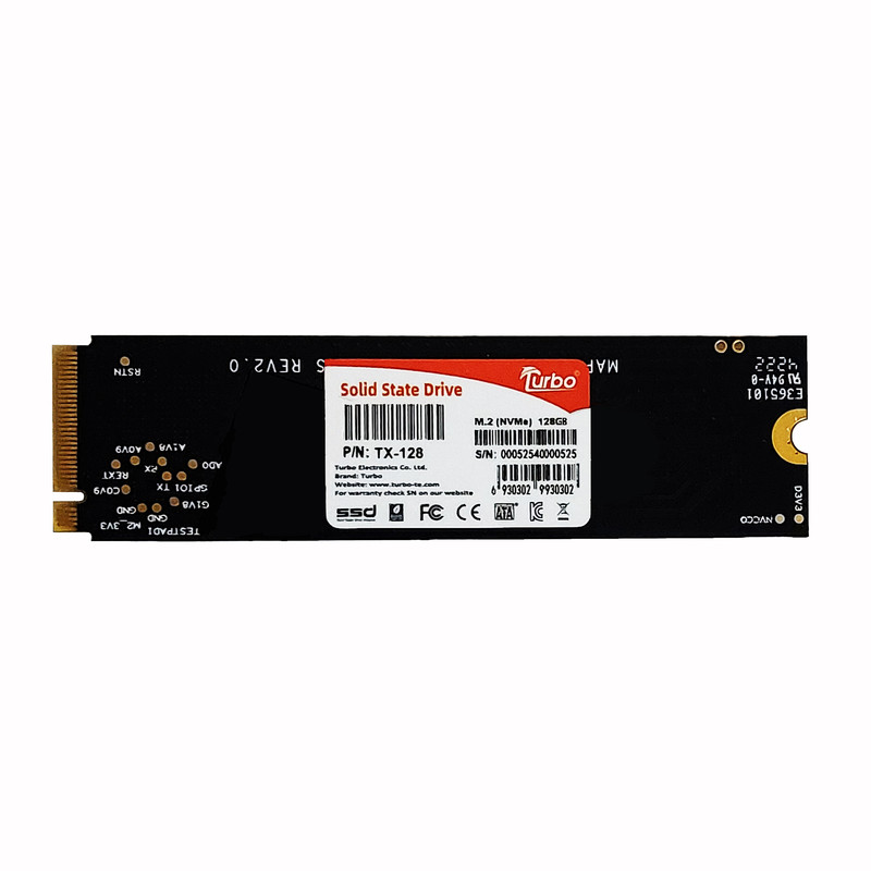 اس اس دی اینترنال توربو مدل NVME M.2    ظرفیت 128 گیگابایت ظرفیت 128 گیگابایت