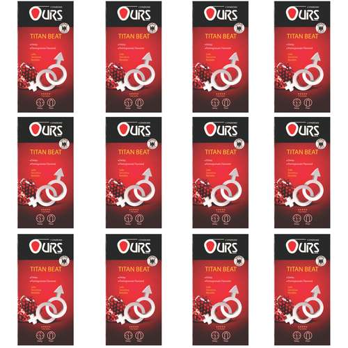 کاندوم اورز مدل تیتان بیت مجموعه 12 عددی 