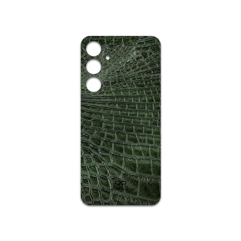 برچسب پوششی ماهوت مدل Green-Crocodile-Leather مناسب برای گوشی موبایل سامسونگ Galaxy A35