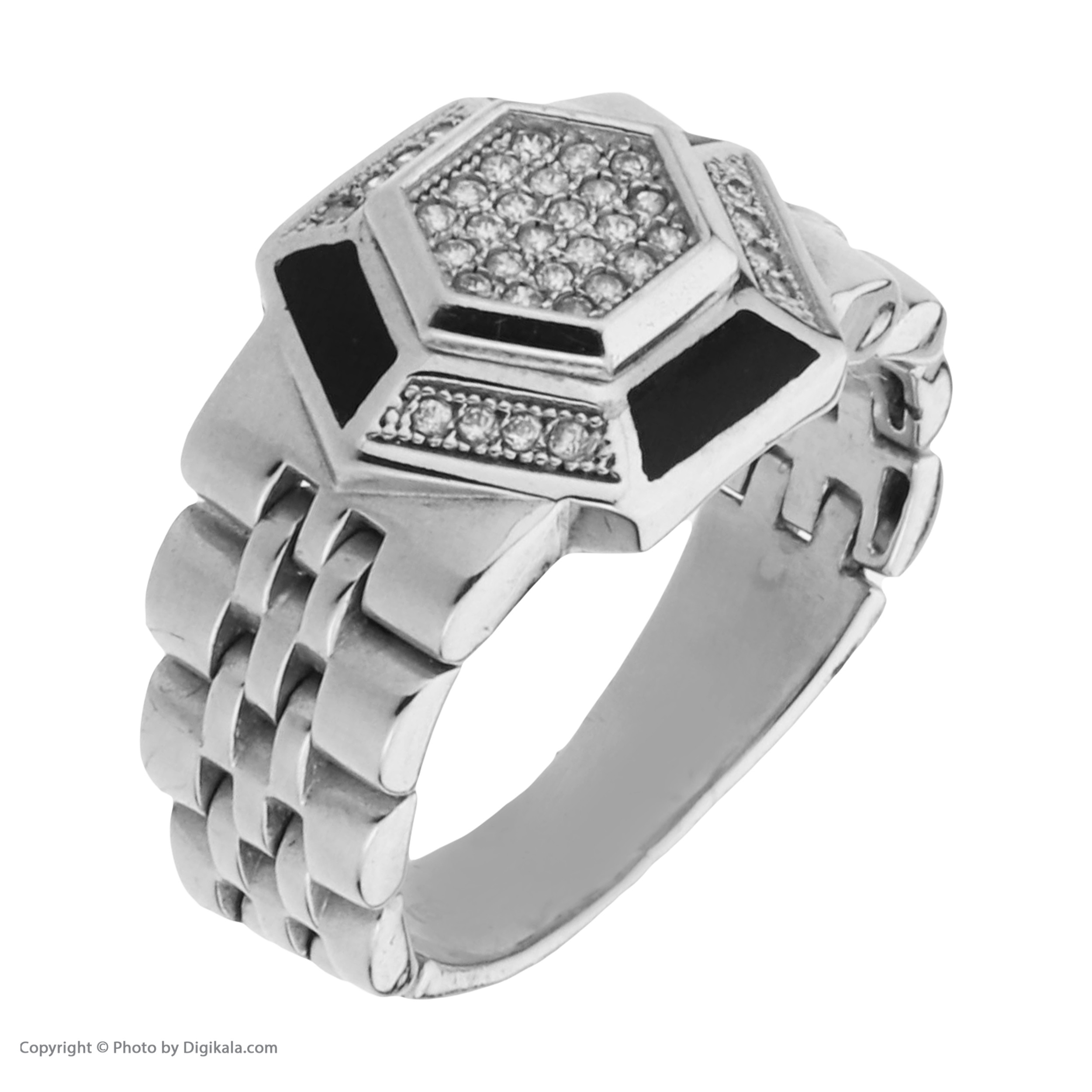 انگشتر طلا 18 عیار مردانه مایا ماهک مدل SR0572