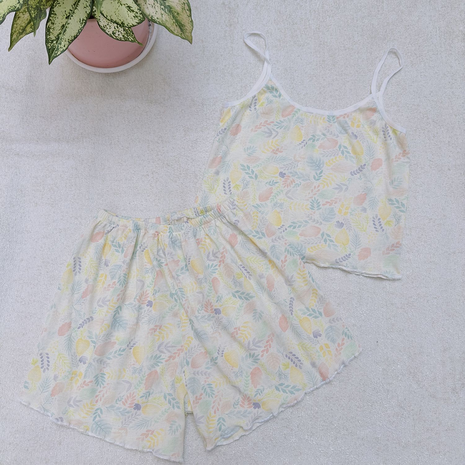 ست تاپ و شلوارک زنانه ناتوسا مدل NT816-2 -  - 2