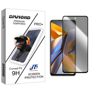 JF Diamond Privacy Screen Protector For Xiaomi  Poco M5s