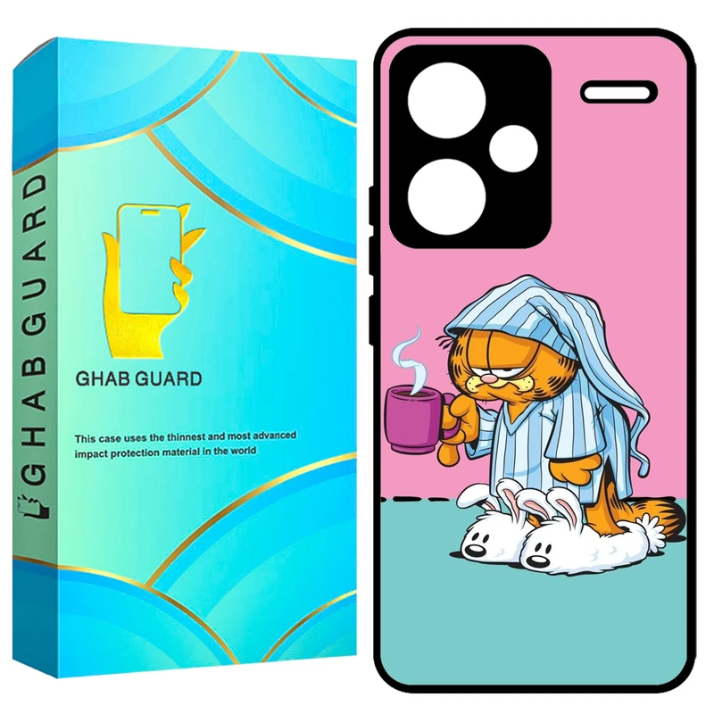 کاور قاب گارد طرح گارفیلد مدل GCHPN13PL مناسب برای گوشی موبایل شیائومی Redmi Note 13 Pro Plus